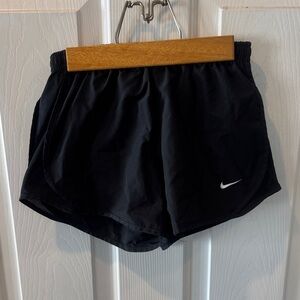 Nike Girl's Black Athletic Shorts